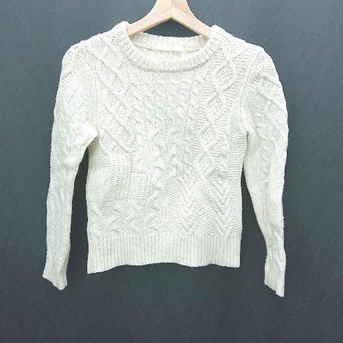 ◇ ⊇ URBAN RESEARCH アーバンリサーチ 長袖 ニット サイズOne ホワイト レディース E 【中古】