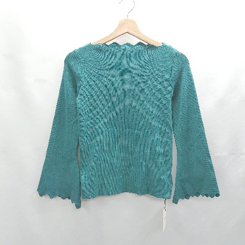 ◇ ⊇◎●未使用● GRL グレイル ニット 長袖 カットソー サイズM グリーン系 レディース E 【中古】