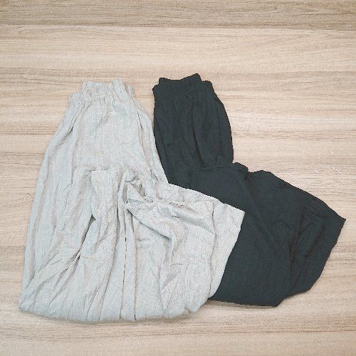 ◇ 《 JUNOAH まとめ売り2点セット サイズM ウエストゴム シンプル カジュアル ロング丈 春夏 スカート レディース 》 E 【中古】