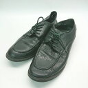◇ Casper John キャスパージョン 紐調節 シンプル オシャレ ビジネス レザーシューズ 表記なし ブラック系 メンズ E 【中古】(4)