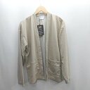 ◇ ⊂ ◎ ●未使用● CIAOPANIC TYPY チャオパニックティピー 長袖 カーディガン サイズM ベージュ メンズ E 【中古】