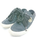 ◇ adidas アディダス originals ブランドロゴ 紐調節 シンプル オシャレ スニーカー サイズ23.0 ブラック系 レディース E 【中古】