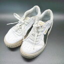 ◇ PUMA プーマ 厚底 カジュアル ストリート おしゃれ スニーカー サイズ23.0 ホワイト系 レディース E 【中古】