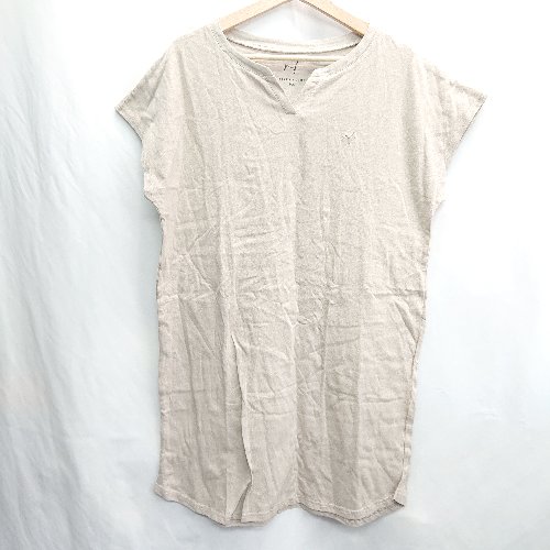 ◇ ⊂ RIKKA FEMME フレンチスリーブ チュニック サイズML ベージュ レディース E 【中古】