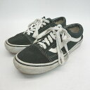 ◇ VANS ヴァンズ 556430-0001 カジュアル ラウンドトゥ スニーカー サイズ24.0 ブラック レディース E 【中古】