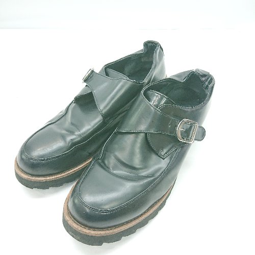 ◇ Θ EMMA CLOTHES エマ クローズ シャークソール ローファー サイズM ブラック メンズ E 【中古】 ◇ Θ EMMA CLOTHES エマ クローズ シャークソール ローファー サイズM ブラック メンズ E 【中古】