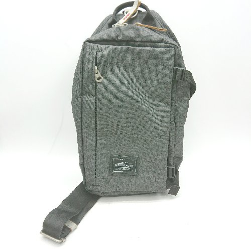◇ ⊇ MOUSTACHE ムスタッシュ ブランドロゴ ショルダ-バッグ グレー系 ブラック系 メンズ E 【中古】 ◇ ⊇ MOUSTACHE ムスタッシュ ブランドロゴ ショルダ-バッグ グレー系 ブラック系 メンズ E 【中古】