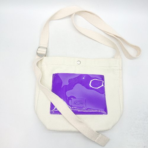 ◇ ⊂ niko and… ニコアンド ブランドロゴ ショルダ-バッグ アイボリー パープル レディース メンズ E 【中古】 ◇ ⊂ niko and… ニコアンド ブランドロゴ ショルダ-バッグ アイボリー パープル レディース メンズ E 【中古】