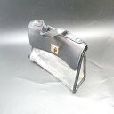 ◇ Θ◎ ノーブランド 2way ショルダーバック ハンドバッグ クリア ブラック レディース E 【中古】
