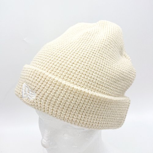 ◇ ⊇Φ NEW ERA ニューエラ ニット帽 ベージュ系 サイズ表記なし レディース メンズ E 【中古】