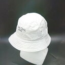 ◇ ⊂ newhattan ニューハッタン day day seoul とコラボ バケットハット ホワイト サイズL/XL レディース メンズ E 【中古】