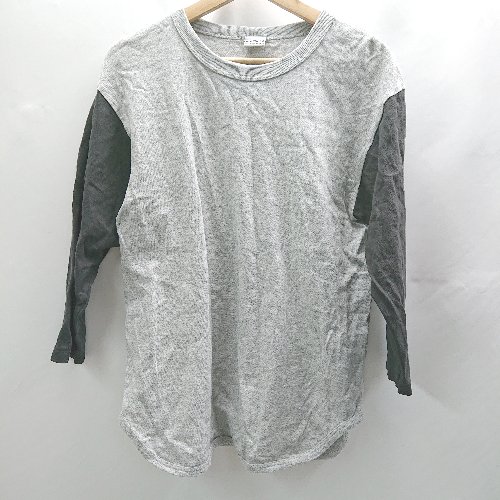◇ ⊂ niko and … ニコアンド ハーシーズ コラボ 長袖 ロンT カットソー サイズ タグなし グレー系 レディース E 【中古】 ◇ ⊂ niko and … ニコアンド ハーシーズ コラボ 長袖 ロンT カットソー サイズ タグなし グレー系 レディース E 【中古】