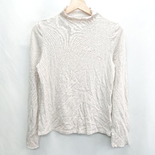 ◇ ⊇ CAPRICIEUX LE'MAGE ハイネック 長袖 ニット サイズF アイボリー系 レディース E 【中古】