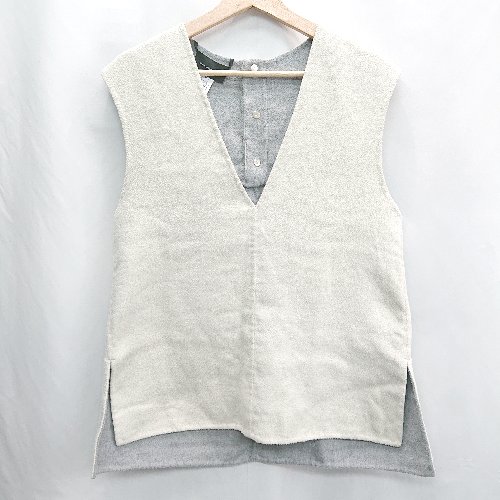 ◇ ⊇ UNITED ARROWS ユナイテッドアローズ ノースリーブ ベスト サイズSH オフホワイト レディース E 【中古】 ◇ ⊇ UNITED ARROWS ユナイテッドアローズ ノースリーブ ベスト サイズSH オフホワイト レディース E 【中古】