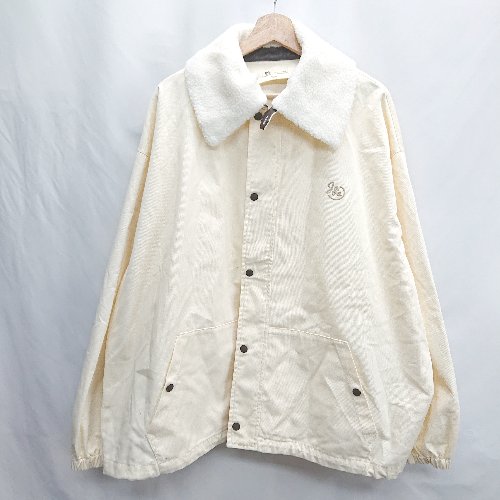 ◇ ⊇ classicalelf Javaコラボ 5way スタンドカラー 長袖 ジャケット サイズL アイボリー レディース E 【中古】