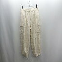 ◇ Θ SHIPS any ウエストゴム カーゴパンツ サイズ36 アイボリー系 レディース E 【中古】
