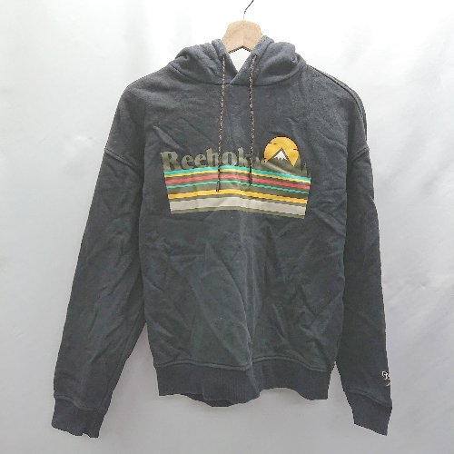 ◇ Θ Reebok リーボック フーディー 長袖 トレーナー パーカー スウェット サイズ XS ブラック系 レディース E 【中古】 ◇ Θ Reebok リーボック フーディー 長袖 トレーナー パーカー スウェット サイズ XS ブラック系 レディース E 【中古】