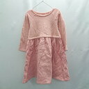 ◇ Θ こども ビームス サイズ115cm~ キッズ 子供服 長袖 ロング ワンピース サイズ M ピンク系 レディース E 【中古】