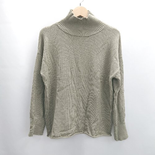 ◇ ⊇ ITEMS URBAN RESEARCH アーバンリサーチ ハイネック 長袖 ニット サイズフリー グリーン系 レディース E 【中古】 ◇ ⊇ ITEMS URBAN RESEARCH アーバンリサーチ ハイネック 長袖 ニット サイズフリー グリーン系 レディース E 【中古】