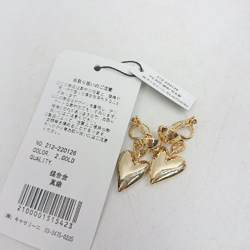 ◇ Θ◎●未使用●Φ LAPUIS ラピュイ イヤリング 表記なし ゴールド レディース E 【中古】