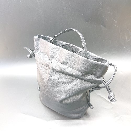 ◇ Θ aristella アリステラ 2way 巾着 ショルダーバッグ ハンドバッグ ブラック レディース E 【中古】