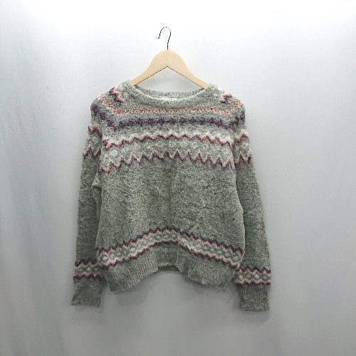 ◇ ⊇ le.coeur blanc ルクールブラン 長袖 ニット サイズ38 グレー レディース E 【中古】 ◇ ⊇ le.coeur blanc ルクールブラン 長袖 ニット サイズ38 グレー レディース E 【中古】
