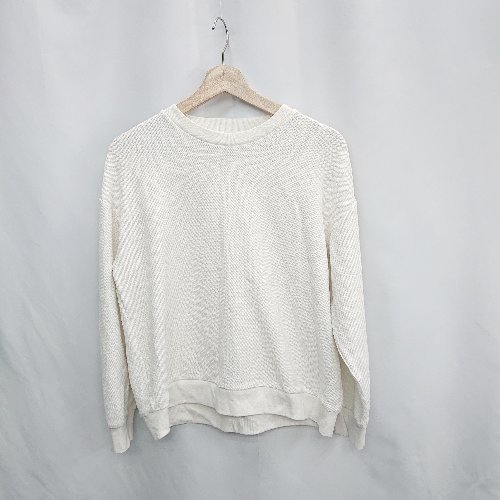 ◇ ⊇ green label relaxing グリーンレーベルリラクシング 長袖 トレーナー サイズS ホワイト メンズ E 【中古】