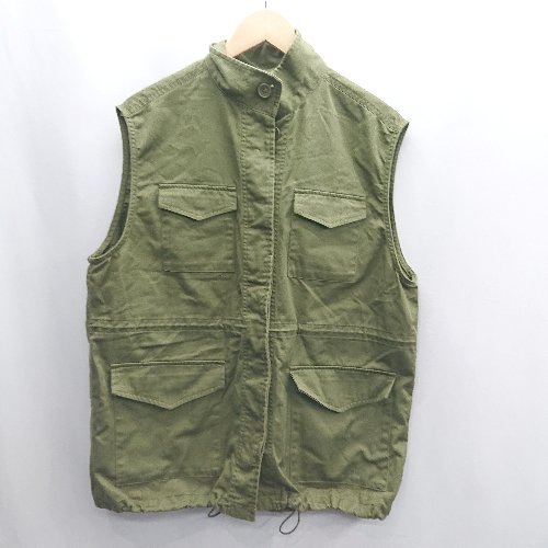 ◇ ⊂ WEGO ウィゴー ミリタリー 袖なし ベースと サイズF カーキ レディース E 【中古】