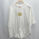 ◇ ⊂ Φ chillax チラックス 半袖 Tシャツ サイズLARGE アイボリー レディース E 【中古】