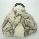 ◇ ⊇ ノーブランド ハンドバッグ ベージュ ブラウン レディース E 【中古】