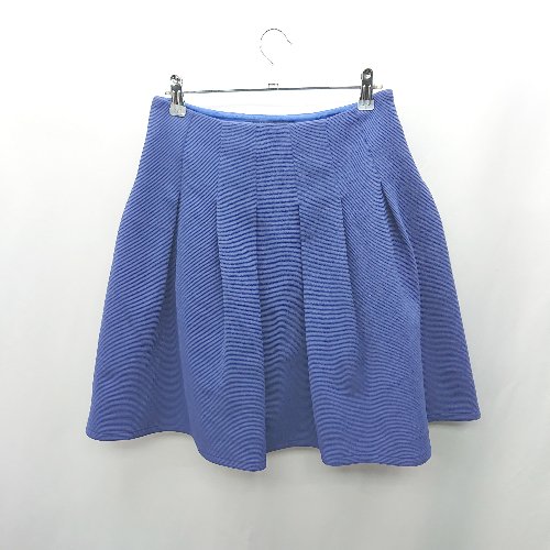 ◇ ⊂ M'S GRACY エムズグレイシー 膝丈 フレア スカート サイズ38 ブルー レディース E 【中古】 ◇ ⊂ M'S GRACY エムズグレイシー 膝丈 フレア スカート サイズ38 ブルー レディース E 【中古】