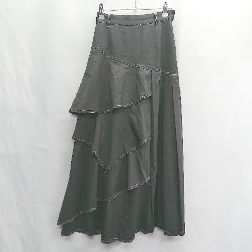 ◇ Θ PAGEBOY ページボーイ 後ろウエストゴム フレア ロング丈 スカート サイズF ブラック レディース E 【中古】 ◇ Θ PAGEBOY ページボーイ 後ろウエストゴム フレア ロング丈 スカート サイズF ブラック レディース E 【中古】
