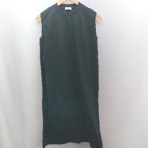 ◇ ⊂ BEAUTY&YOUTH UNITED ARROWS サイドスリット入り ロング丈 ワンピース サイズ表記なし ブラック レディース E 【中古】