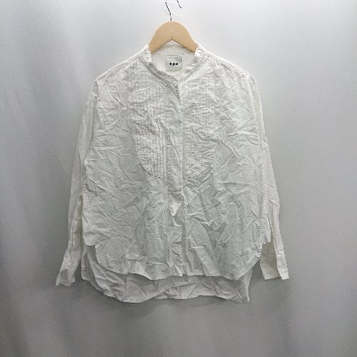 ◇ ⊂ epa スタンドカラー 長袖 シャツ サイズF ホワイト レディース E 【中古】