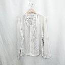 ◇ ⊂ RUIRUE スキッパー 長袖 ブラウス サイズ5L グレー レディース E 【中古】