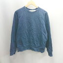 ◇ ⊇ THE SHINZONE ザ シンゾーン 裏起毛 長袖 トレーナー サイズF ネイビー レディース E 【中古】(4)