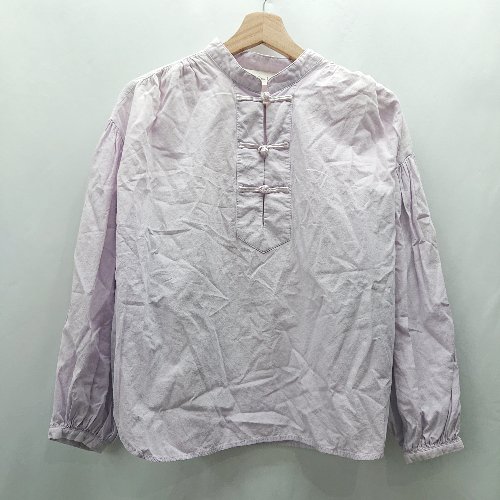 searoomlynn コットンWASHマオカラーシャツ - トップス