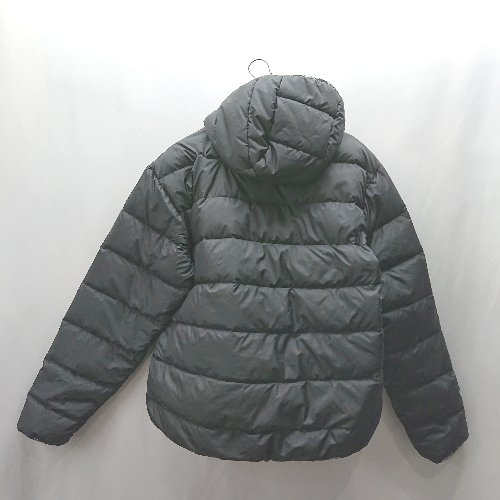 ■ ⊇ adidas アディダス リバーシブル 長袖 ダウンジャケット サイズL ブラック レディース メンズ E 【中古】