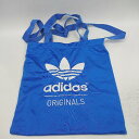 ◇ Θ adidas アディダス ブランドロゴプリント 2WAY ハンド ショルダーバッグ ブルー ホワイト メンズ E 【中古】