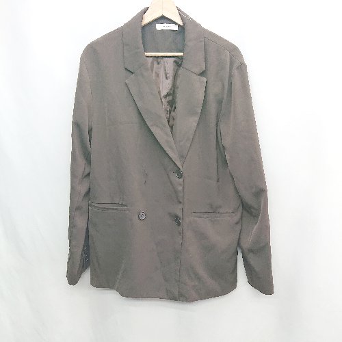 ◇ ⊂ VACANCY ヴァカンシー 長袖 ジャケット サイズ表記なし ブラウン レディース E 【中古】 ◇ ⊂ VACANCY ヴァカンシー 長袖 ジャケット サイズ表記なし ブラウン レディース E 【中古】
