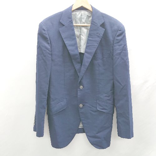 ◇ Θ 銀座山形屋 オーダースーツ パンツスーツセットアップ 上下 サイズ表記なし ブルー メンズ E 【中古】