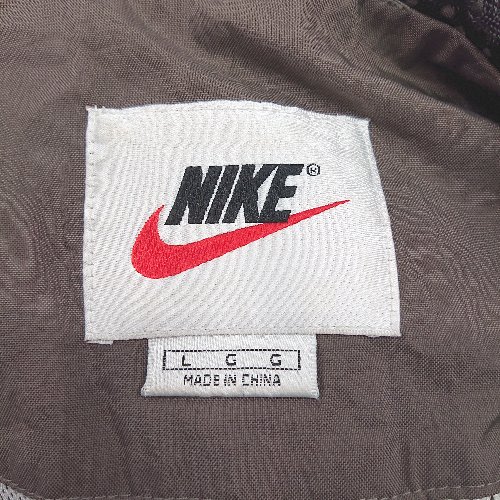 ◇ ⊇ NIKE ナイキ 長袖 ナイロンパーカー サイズL チャコールグレー メンズ E 【中古】