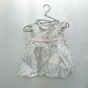 ◇ ⊂Φ 組曲 クミキョク ベビー服 赤ちゃん 花柄 セットアップ サイズ90 ピンク系 女の子 E 【中古】