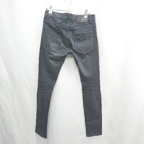 ◇ Θ UNDERCOVER ダメージ加工 ストレッチパンツ サイズ1 ブラック メンズ E 【中古】