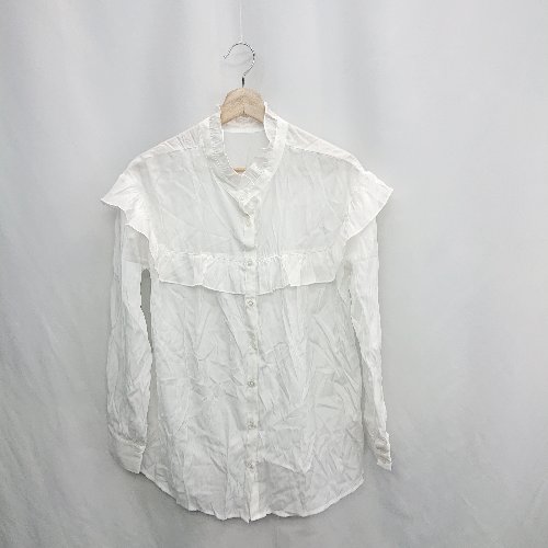 ◇ ⊂◎●未使用● Discoat ディスコート 2way 長袖 ブラウス サイズF ホワイト レディース E 【中古】 ◇ ⊂◎●未使用● Discoat ディスコート 2way 長袖 ブラウス サイズF ホワイト レディース E 【中古】