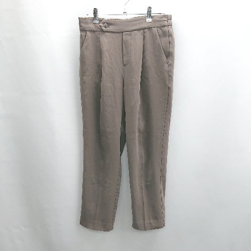 ◇ Θ THE SHOP TK ザショップティーケー バックウエストゴム タック入り パンツ サイズ L ブラウン系 レディース E 【中古】(4)