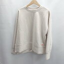 ◇ Θ Java 長袖 トレーナー プルオーバー サイズ M アイボリー系 レディース E 【中古】