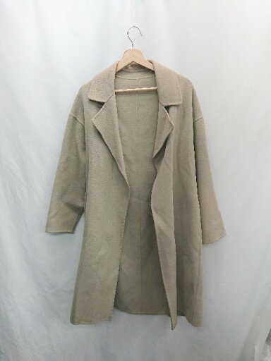 ◇ ⊇ ADAM ET ROPE アダムエロペ ビッグ 長袖 ラペルコート サイズF ブラウン系 レディース E 【中古】 ◇ ⊇ ADAM ET ROPE アダムエロペ ビッグ 長袖 ラペルコート サイズF ブラウン系 レディース E 【中古】
