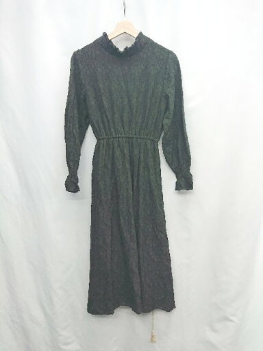 ◇ ⊂ LEBECCA レース 長袖 ロング ワンピース サイズF ブラック レディース E 【中古】 ◇ ⊂ LEBECCA レース 長袖 ロング ワンピース サイズF ブラック レディース E 【中古】