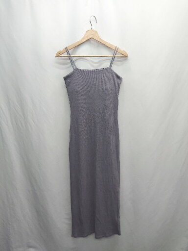 ◇ ⊂ select MOCA セレクト モカ カップ付き ロング丈 ワンピース サイズF グレー レディース E 【中古】 ◇ ⊂ select MOCA セレクト モカ カップ付き ロング丈 ワンピース サイズF グレー レディース E 【中古】